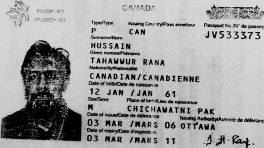 Tahawwur Hussain Rana Passport